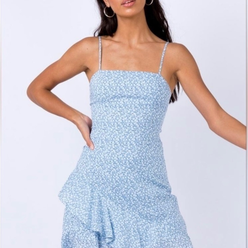 Princess Polly Blue Floral Dress